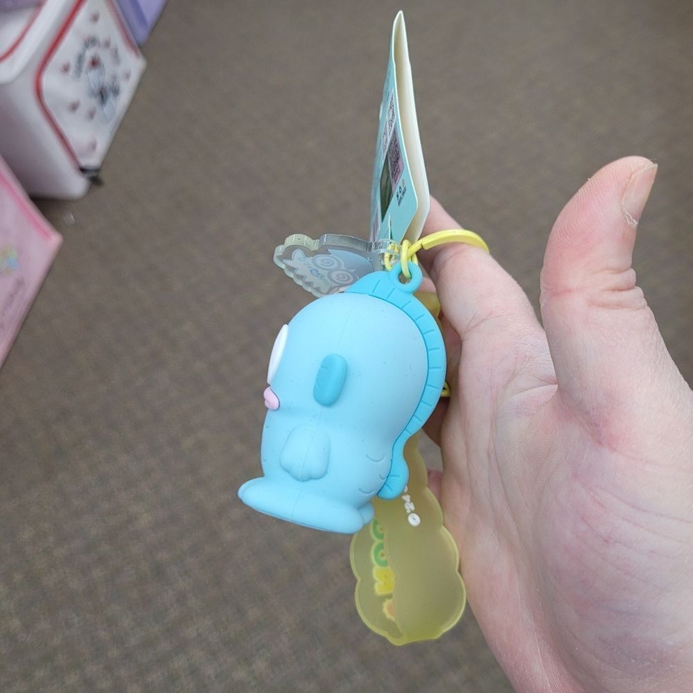 Brand New Sanrio Hangyodon Squishy Keychain - Picture 2 of 9